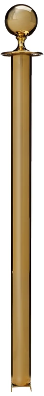 Securit Classic barrier post (excl. base) - Round head post - Four way rope connection ring