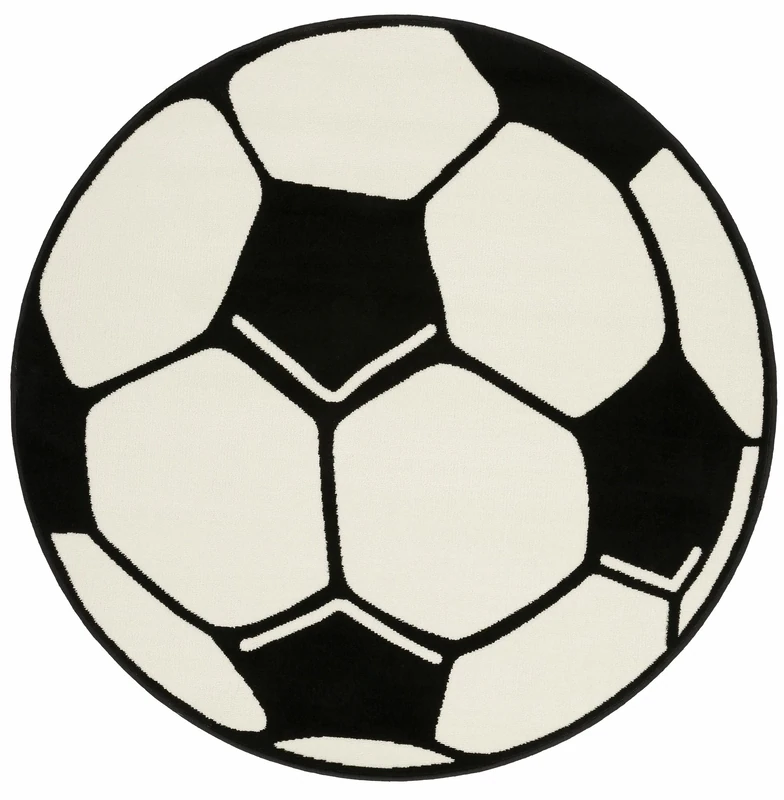 Hanse Home 100015 Rug Round 100 cm Black/White - Image 1