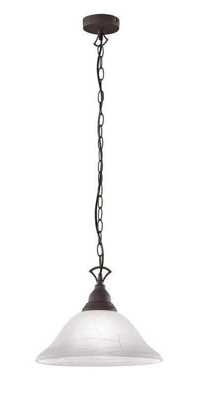 Reality Leuchten Country A++ to E, Metal, Metal, Rust-Coloured, 15,5 x 15,5 x 130 cm, E27