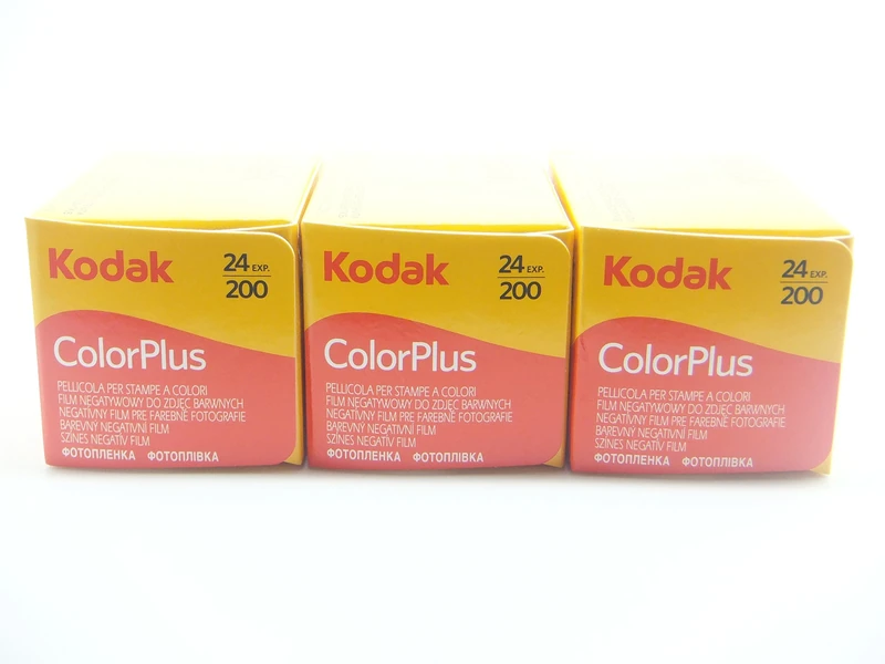 Kodak ColorPlus 200 ASA 35mm 24 Exposure Colour Film (Pack of 3)