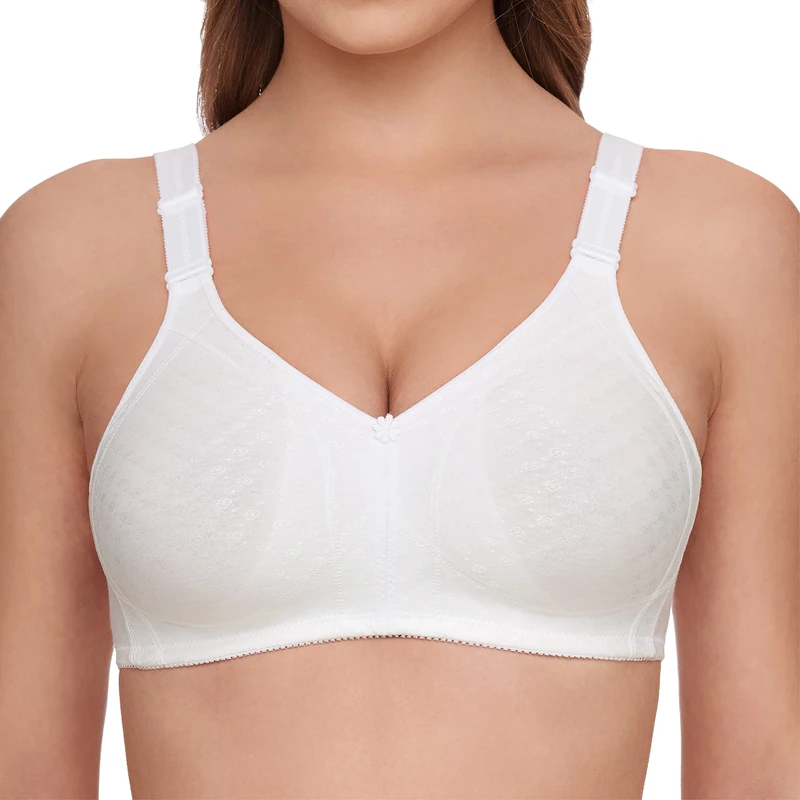 Susa Women's Topsy Plus Bra, White (003), 44 DD