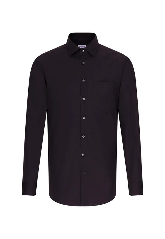 Seidensticker men's business shirt - regular fit - non-iron - Kent collar - long sleeve - 100% cotton