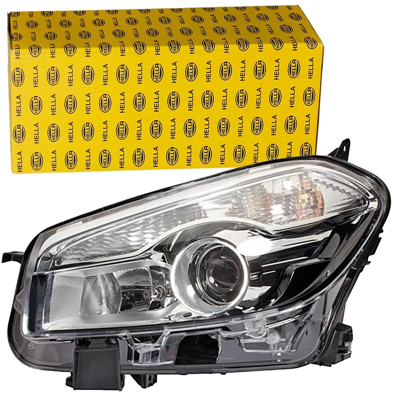 HELLA 1LL 010 335-081 Halogen/DE-Headlight - ECE - for left-hand traffic - Right Front