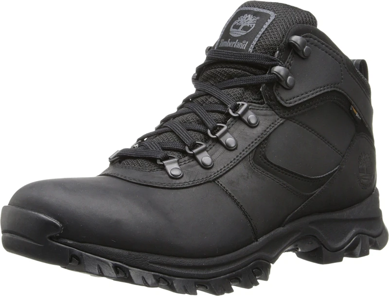 Timberland Men's Mt. Maddsen Mid Leather Wp Hiking Boot, Black, 7 UK