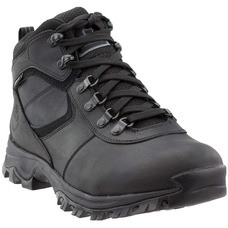 Timberland Men's Mt. Maddsen Hiker Boot,Black,9.5 W US