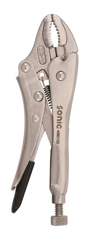 SONIC 4382125 Curved Jaw Locking Pliers, 125 mmL