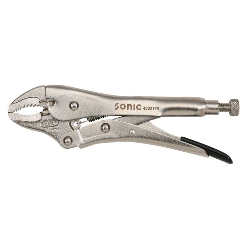 SONIC 4382175 Curved Jaw Locking Pliers, 175 mmL
