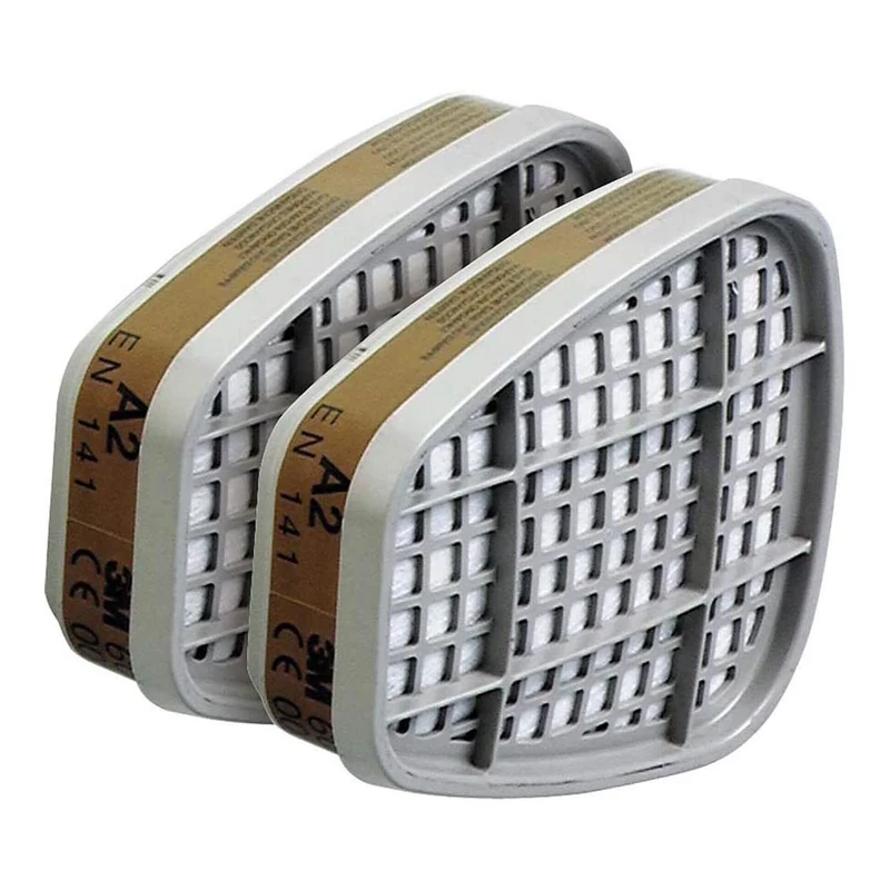 3M Gas and Vapour Filter, A2, 6055, 8 pieces