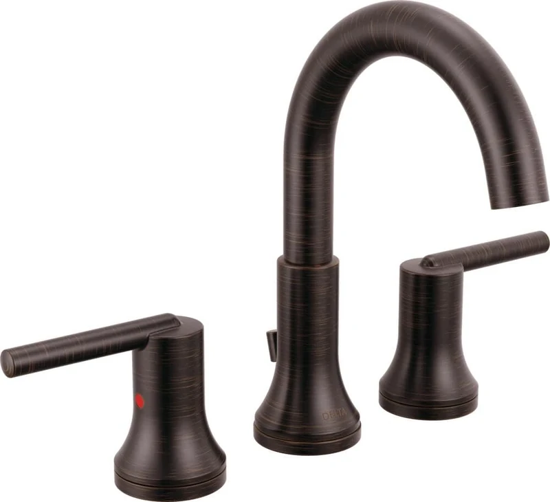 Delta Faucet 3559-RBMPU-DST Trinsic, Widespread Bath Faucet with Metal pop-up, Venetian Bronze