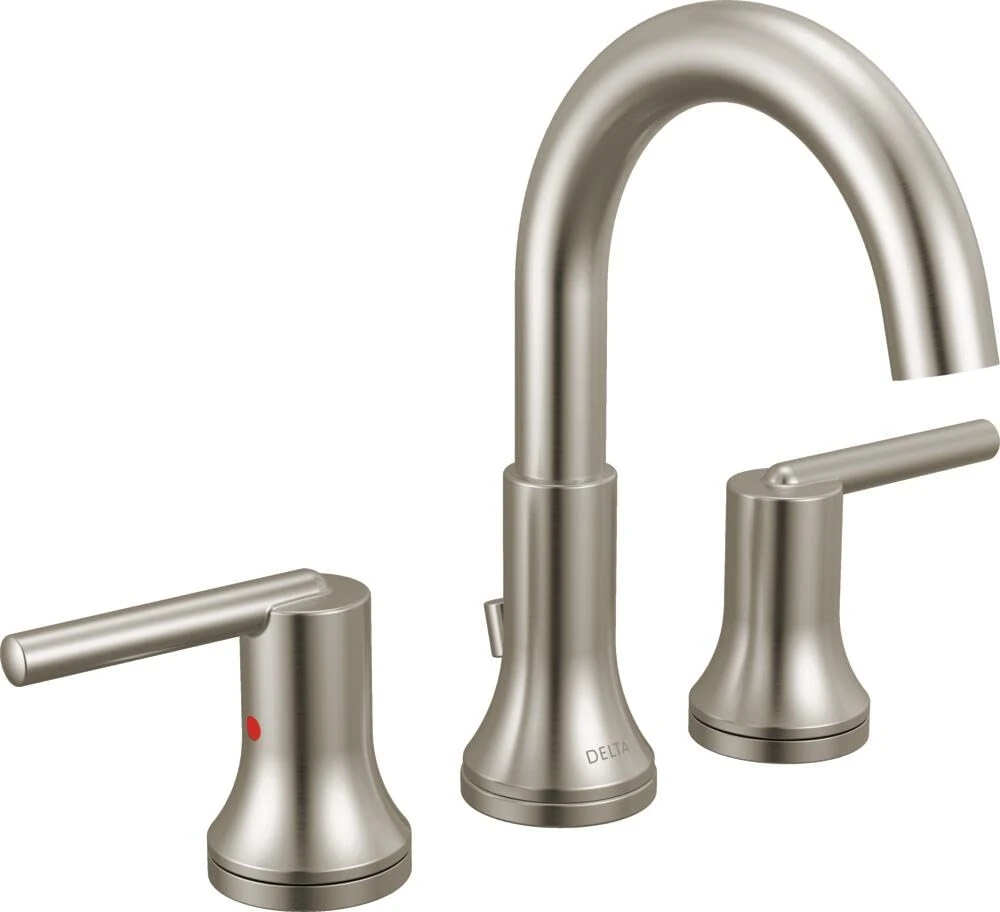 Delta Faucet 3559-SSMPU-DST Trinsic, Widespread Bath Faucet with Metal pop-up, Stainless