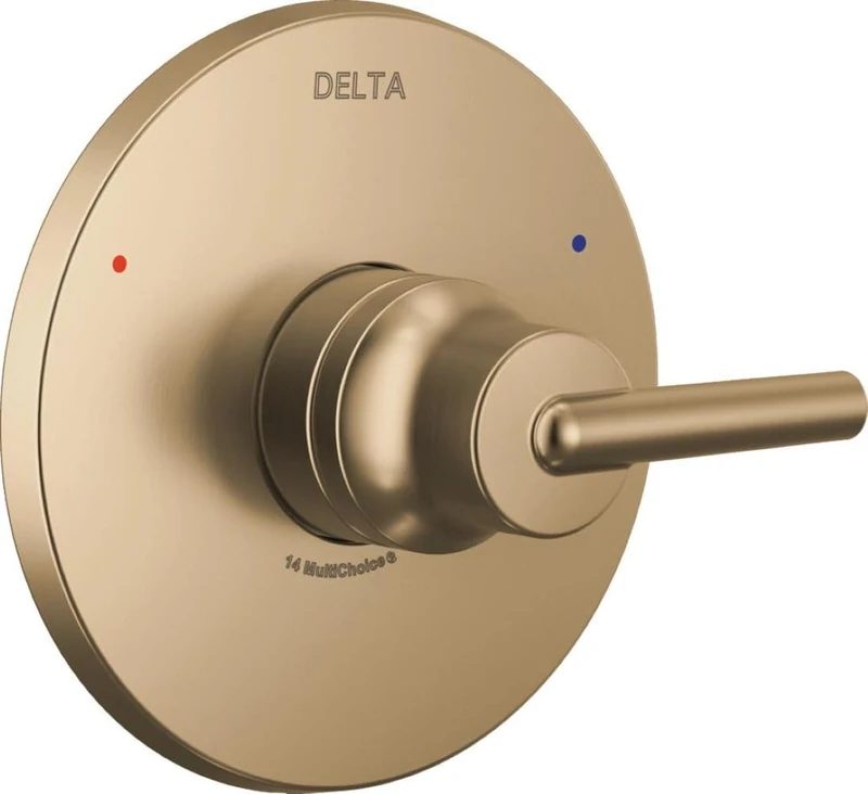 Delta Faucet T14059-CZ Trinsic, 14 Series MultiChoice Valve Trim, Champagne Bronze