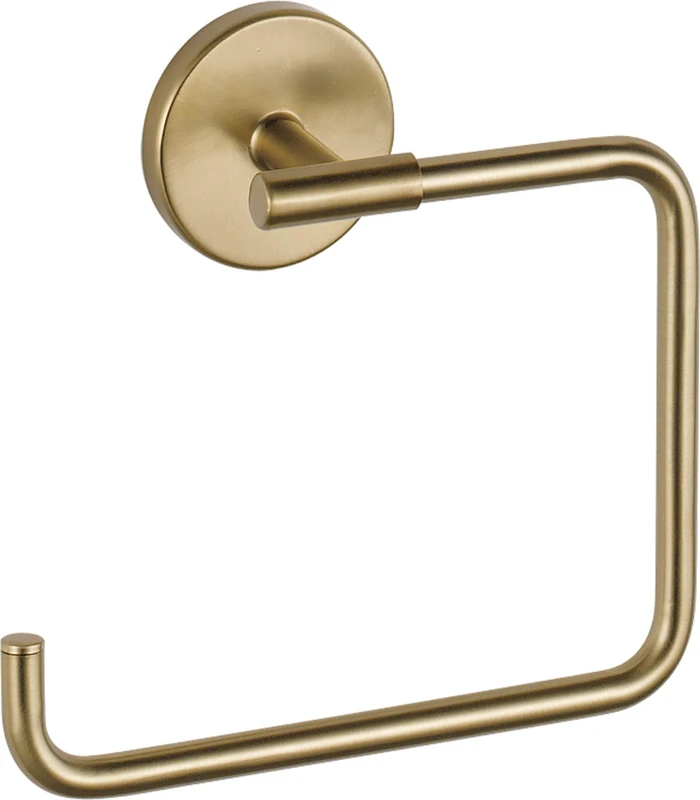 Delta Faucet 759460-CZ Trinsic Towel Ring, Champagne Bronze, 2 x 6.41 x 5.69 Inches