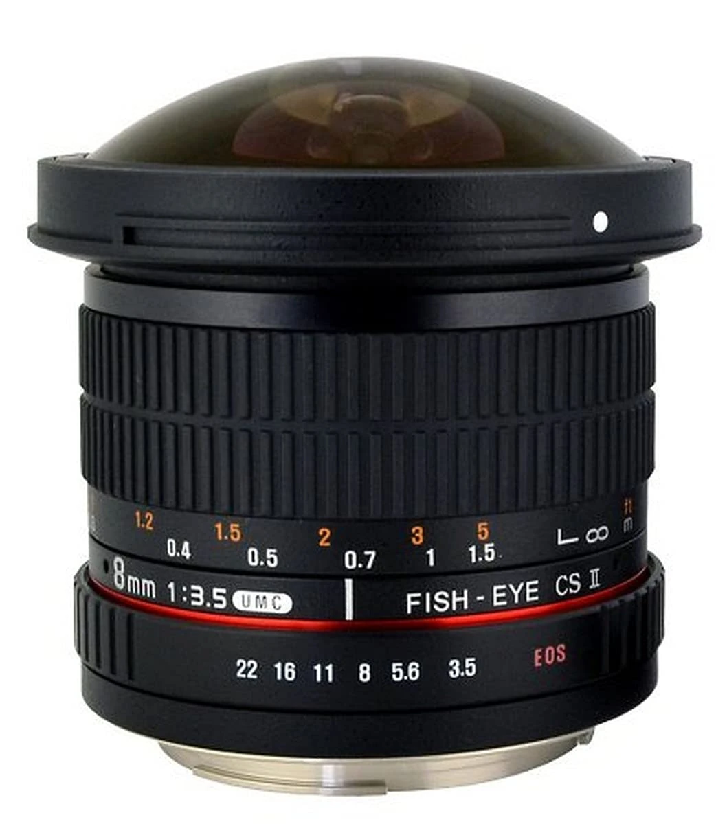 Rokinon 8mm f/3.5 HD Fisheye Lens