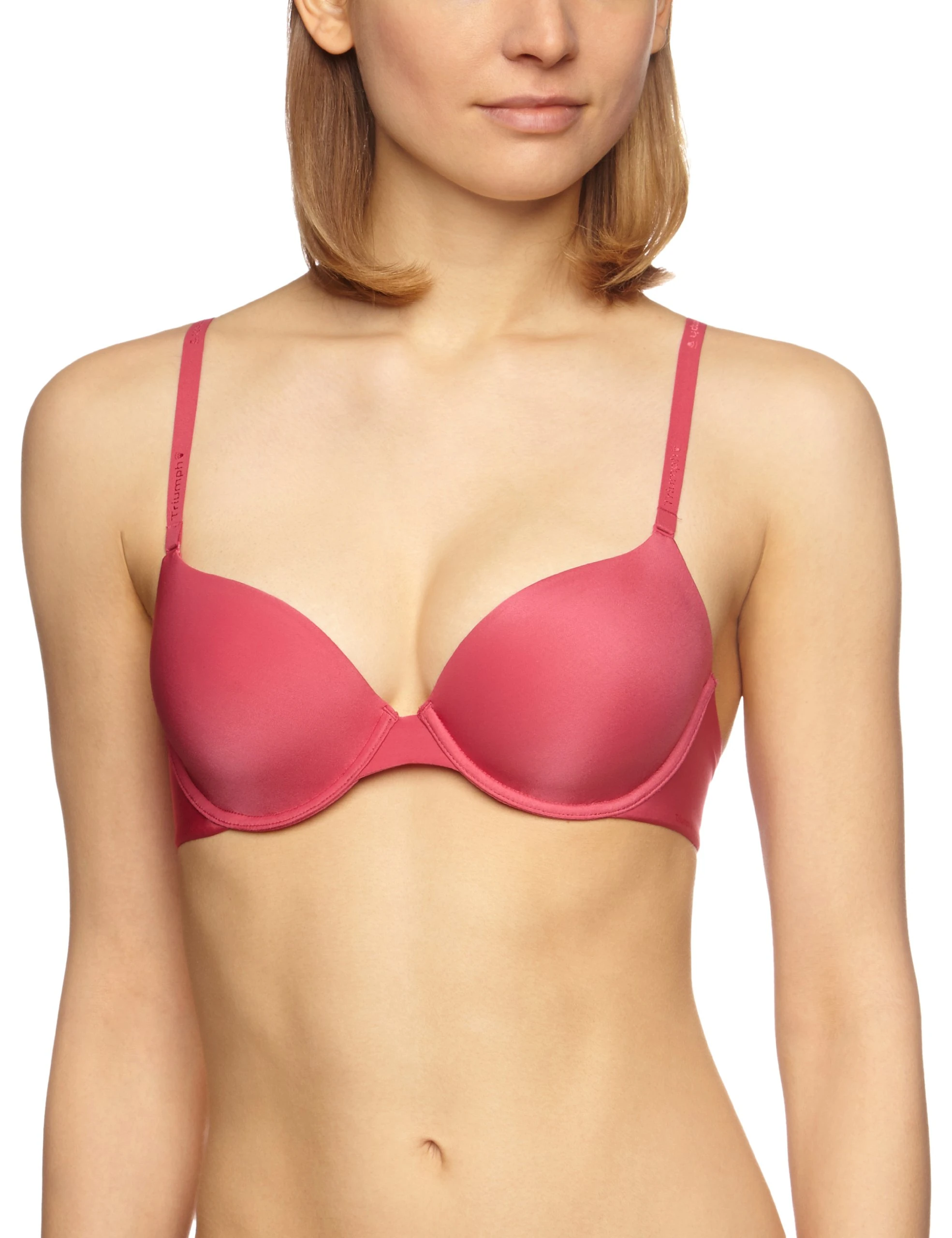 Triumph Women's Body Make-Up WHP (1MN90) Half Cup Bra, Red (Lipstick Pink (GY)), 36D