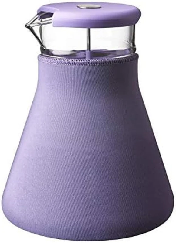 Qdo Glass Carafe, Glass, Purple, 1L