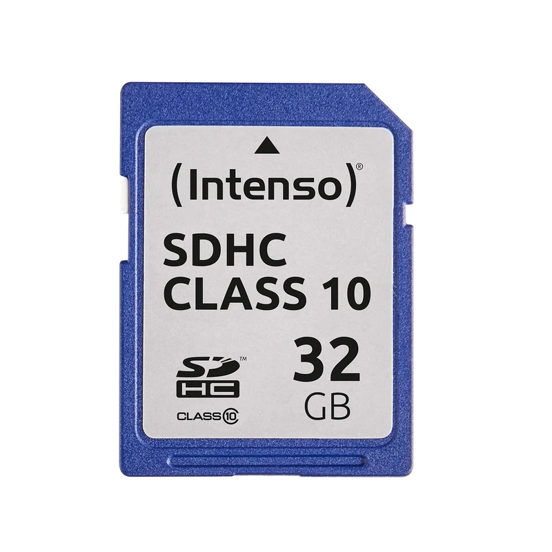Intenso SDHC Memory Card, Class 10, 32 GB, Blue