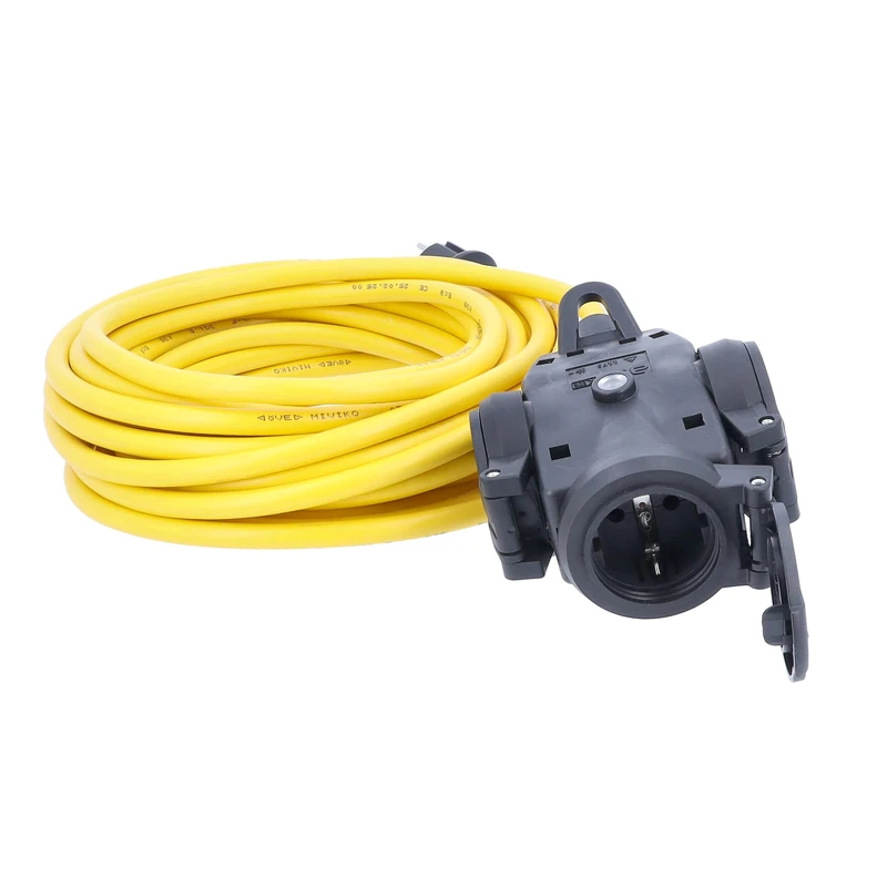 as-Schwabe 61451 – Terminal Strip PVC, Triple, with Cable 3 m K35 AT-N07 V3V3-F 3 G2.5