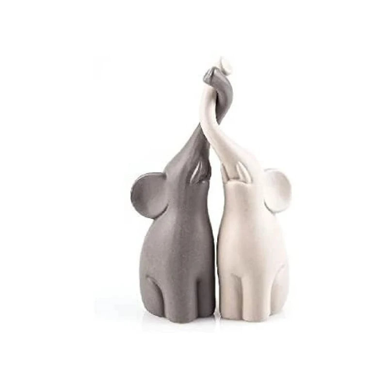 Pajoma 54837 Loving Elephants Set of 2, Height 25.5 CM