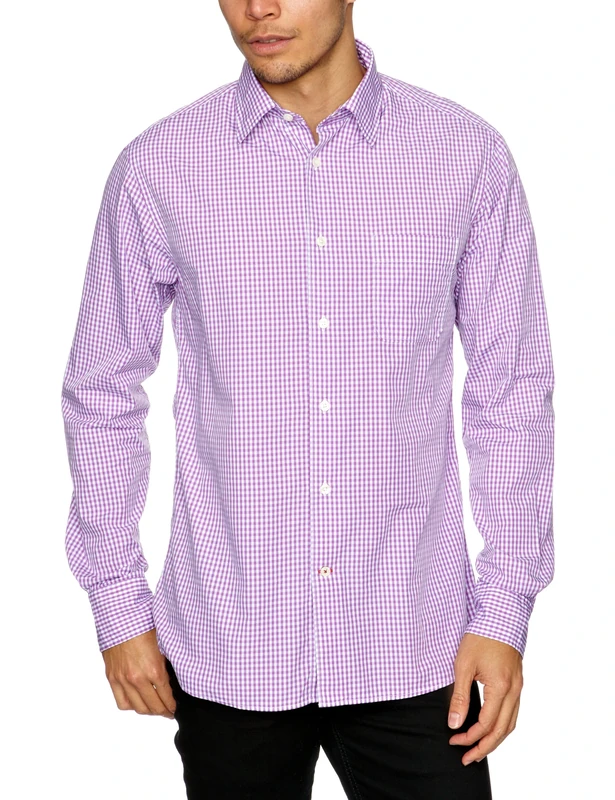 Benson FL12-SH01PT Men's Shirt Purple Small