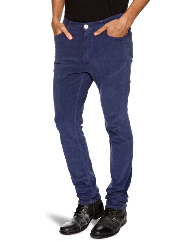 Benson FL12-WP05C Boot Cut Men's Trousers Navy W30 in - Image 1