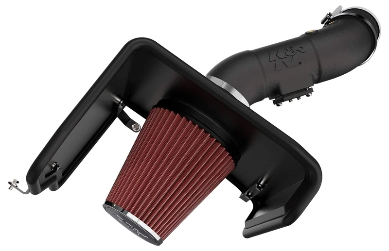 K&N 63-9036 Washable and Reusable Car Performance Intake Kit, Red