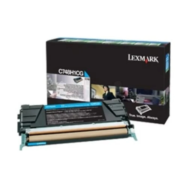 Lexmark C748 High Capacity Toner Cartridge - Cyan