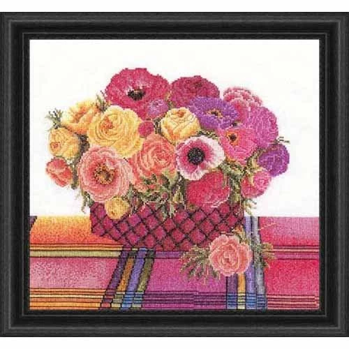 Thea Gouverneur Cross Stitch Kit, Multi-Colour, 34x32cm