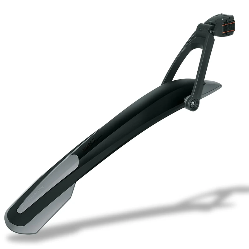 SKS GERMANY X-BLADE 26" + 27.5" rear mudguard for mountain bike, bike accessories (wheel protection with quick-release fastening, 2-joint technology, up to max. 3.0 inch tyre width), black/grey