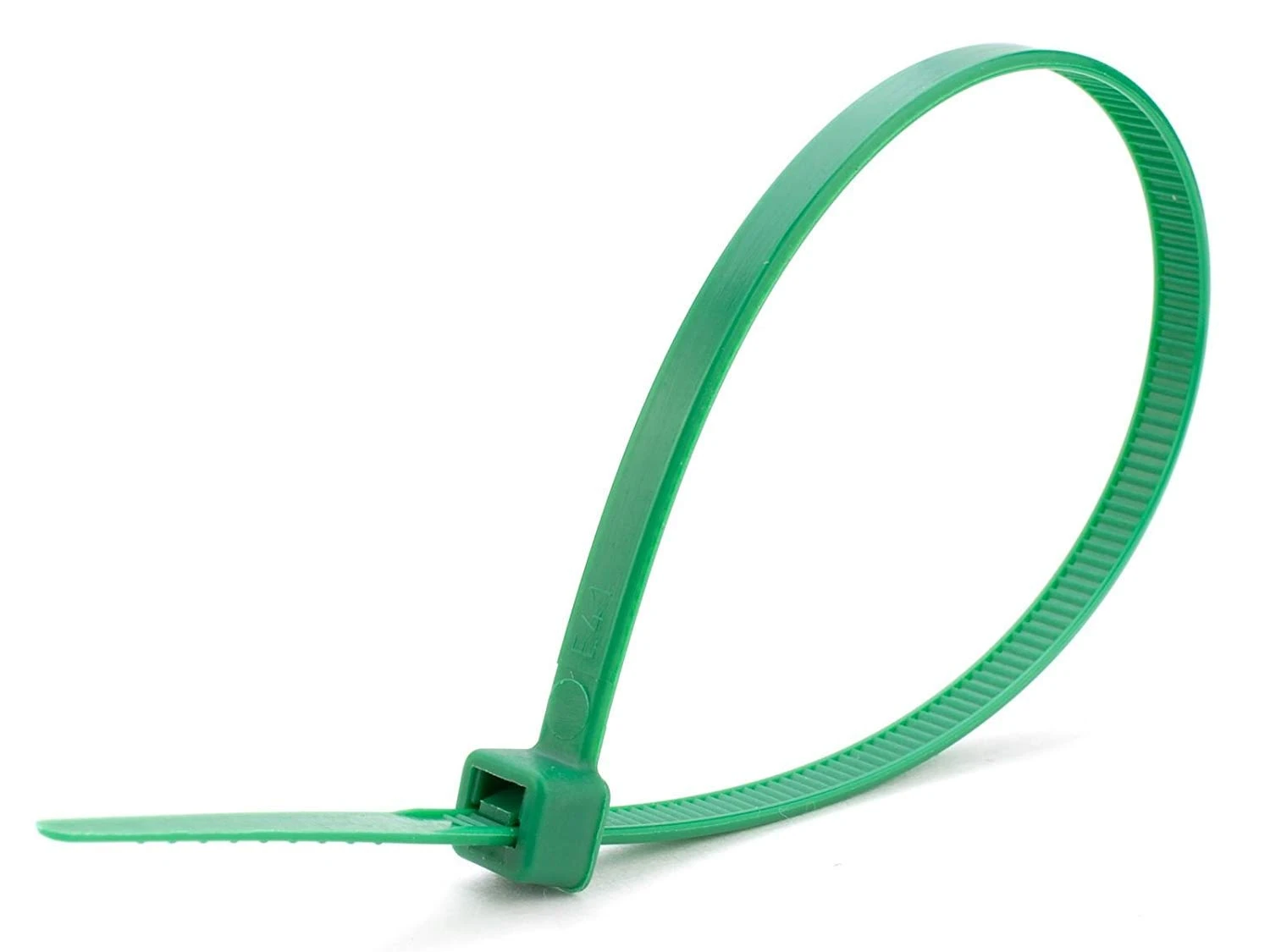 Small Green Cable Ties, 100mm x 2.5mm, Pack of 100, 4" Premium Nylon Zip Ties, Plastic Tie Wraps- Self Locking, Small Nylon Zip Ties, Secure Self-Locking Mechanism, for Home, Garden, Office and DIY