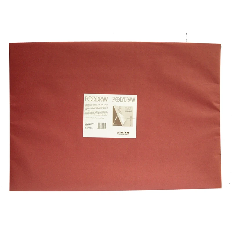 Diacel Film Acetate Sheets, Clear, A2, 115 Microns, 25 Sheets, for Use with Specialised Markers, Film Colours and Chinagraph, Crystal Clear Film