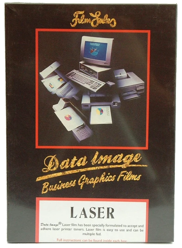Film Sales A4 100 Micron Paper Backed Data Image - Clear (Pack of 100)