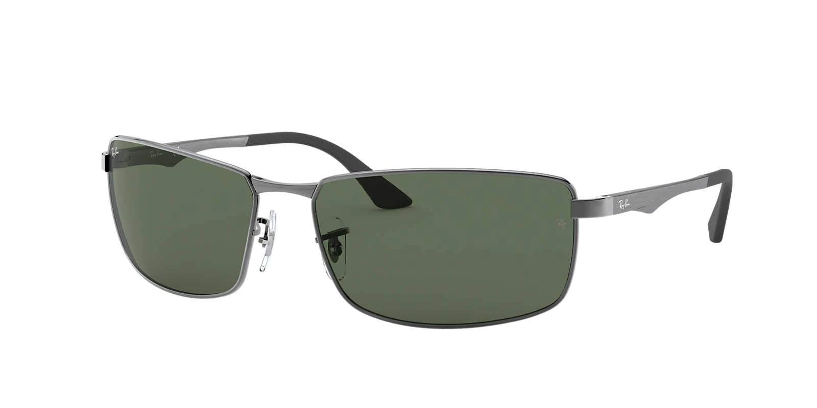 Ray-Ban Unisex-Adult's Rb 3498 Sunglasses, Gunmetal, 61