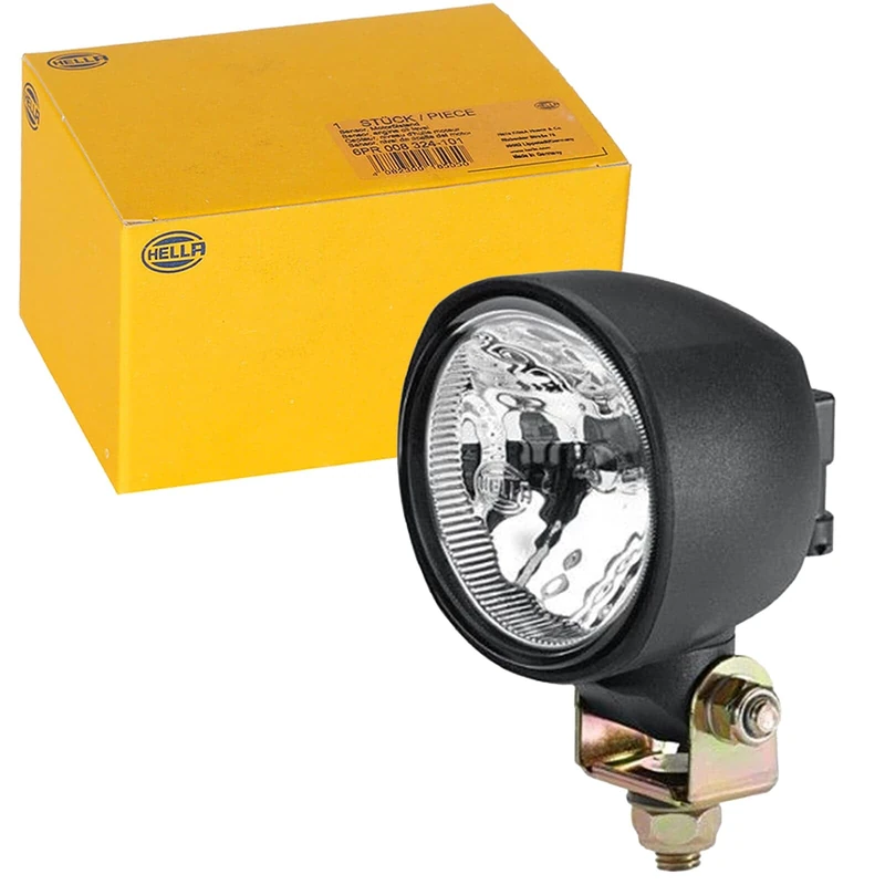 HELLA 1G0 996 176-051 Halogen-Worklight - Modul 70 - 12V - mounting/Bolted - Vertical/Swivelling Mounting Bracket - Long-range illumination - Plug: open cable ends - Image 1