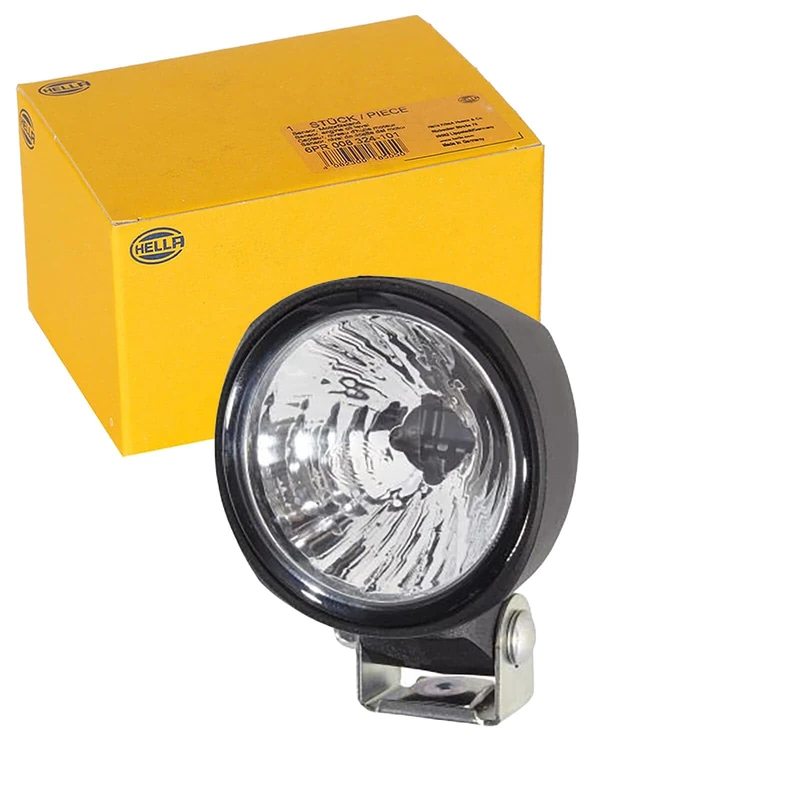 HELLA 1G0 996 176-011 Halogen-Worklight - Modul 70 - 24/12V - mounting/Bolted - Vertical/Swivelling Mounting Bracket - Long-range illumination - Plug: open cable ends