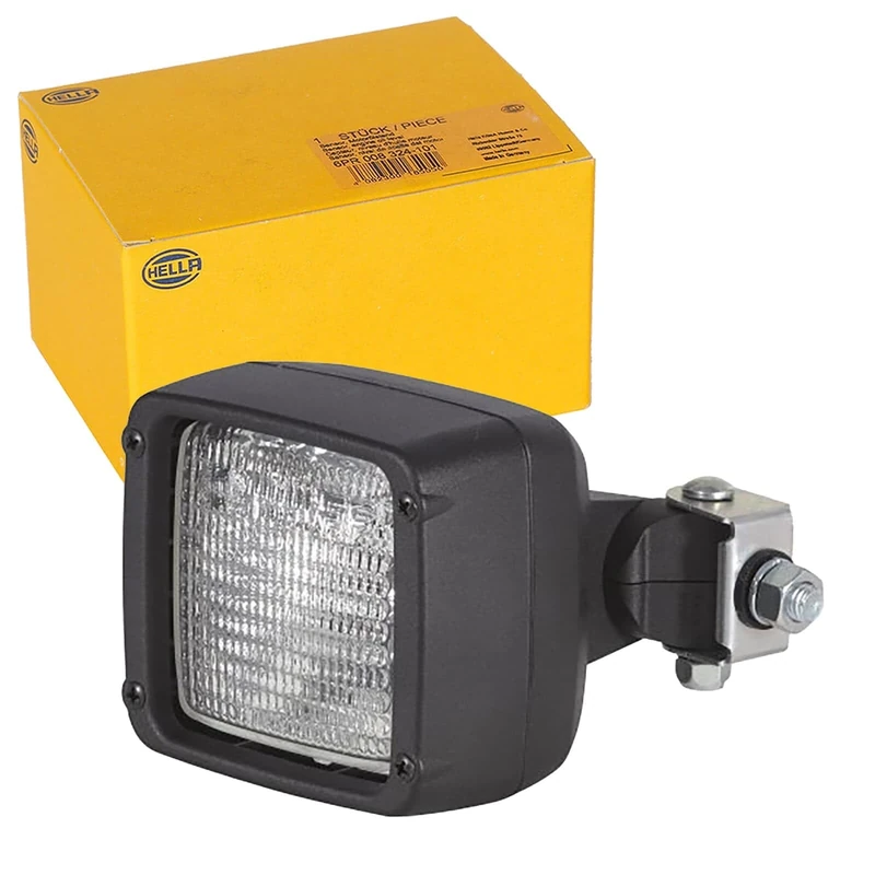 HELLA 1GA 996 083-001 Halogen-Worklight - Ultra Beam - 24/12V - Bolted/mounting - for horizontal fastening - Surface Lighting - Plug: AMP