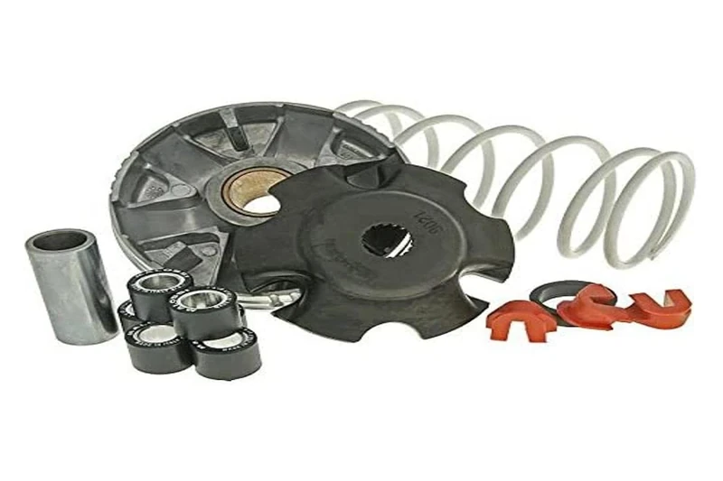 MALOSSI MULTIVAR 2000 VARIATOR for Piaggio Zip 4T 50cc – Liberty 4T 50cc – Negative Pressure Spring White, WEIGHT: 19x15,5 mm – 6,10g