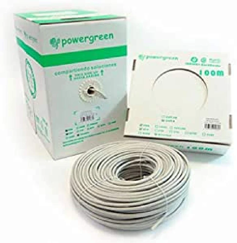 Powergreen Rigid Unshielded Twisted Pair Category 6 Network Cable 305 m, Box