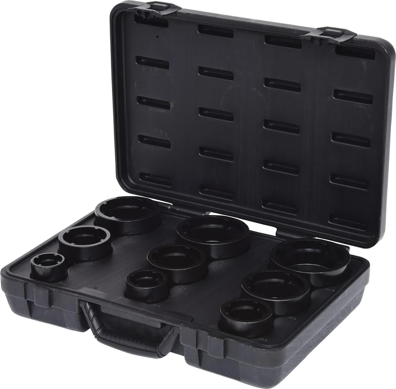 KS Tools 450.5020 Socket Set for Km Groove Nuts Studs Internal 9 Pcs