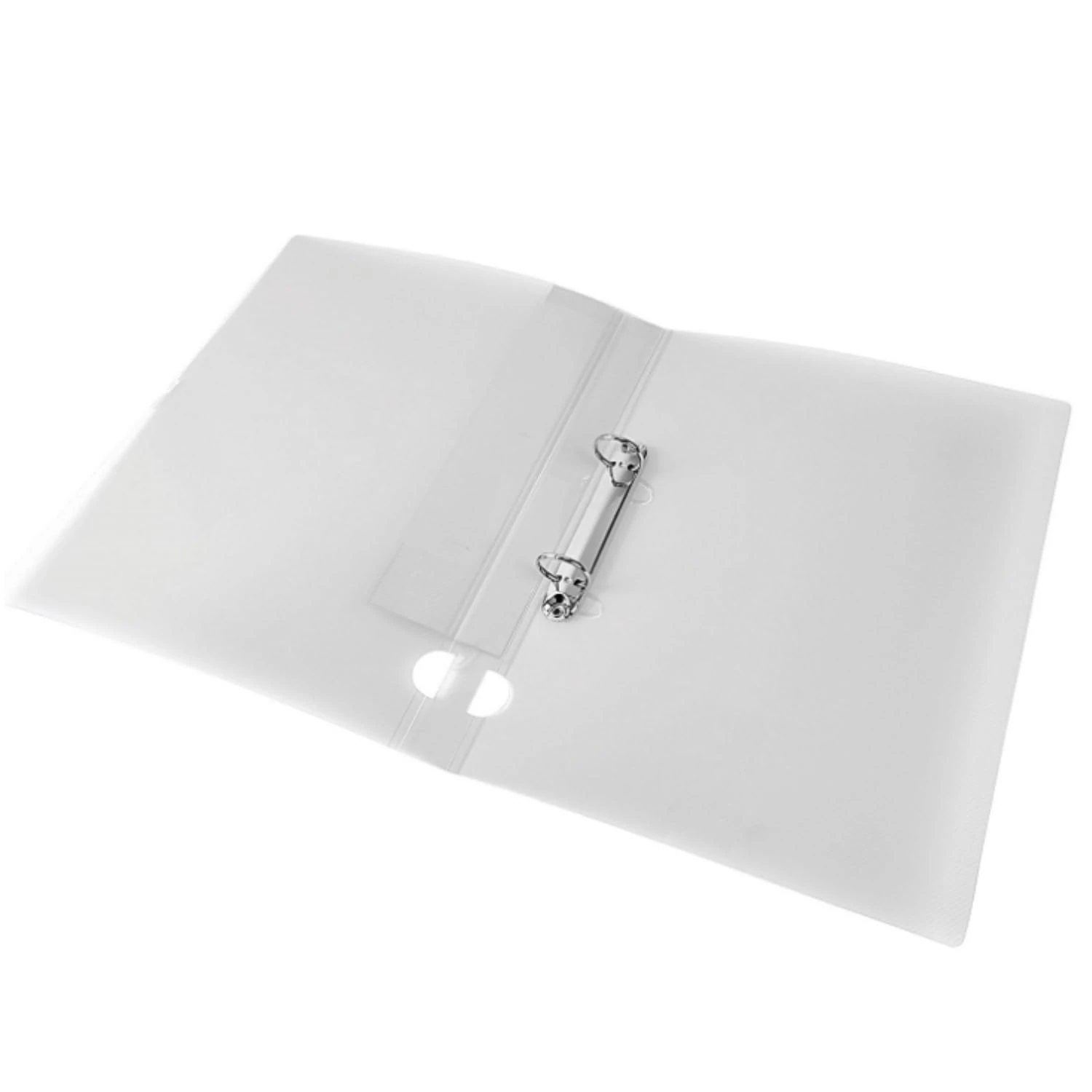 Q-Connect A4 Frosted 2-Ring Binder - Clear