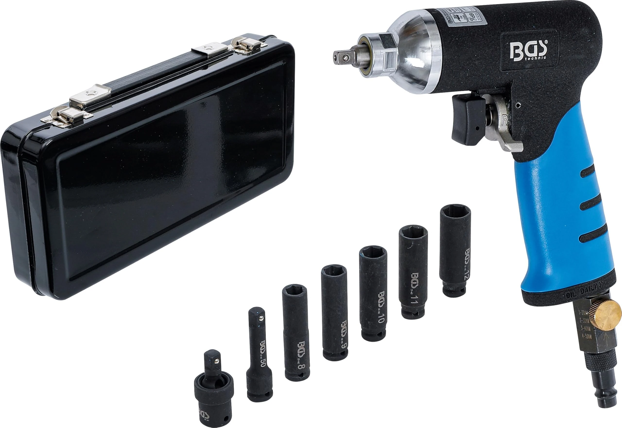 BGS 3320 | Air Impact Wrench Set for Glow Plugs