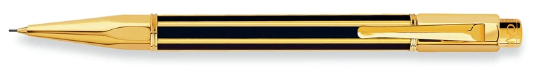 Caran d'Ache Varius Gold Plated Mechanical Pencil - China Black