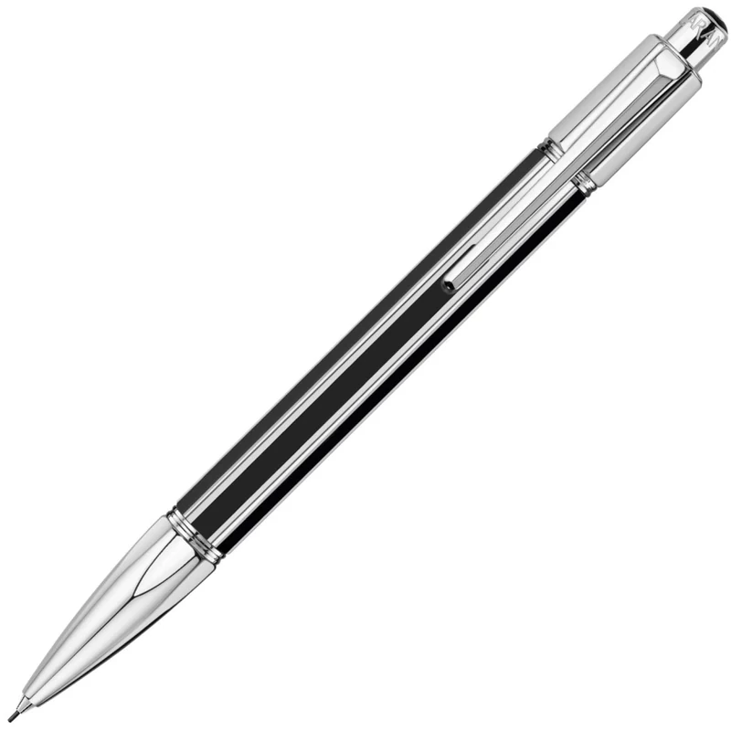 Caran d'Ache Varius Silver Plated Mechanical Pencil - China Black