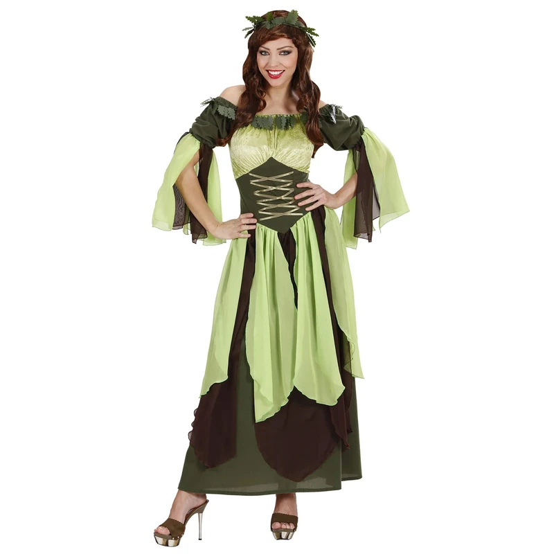 Ladies Mother Nature Costume Medium UK 10-12 for TV Cartoon & Film Fancy Dress