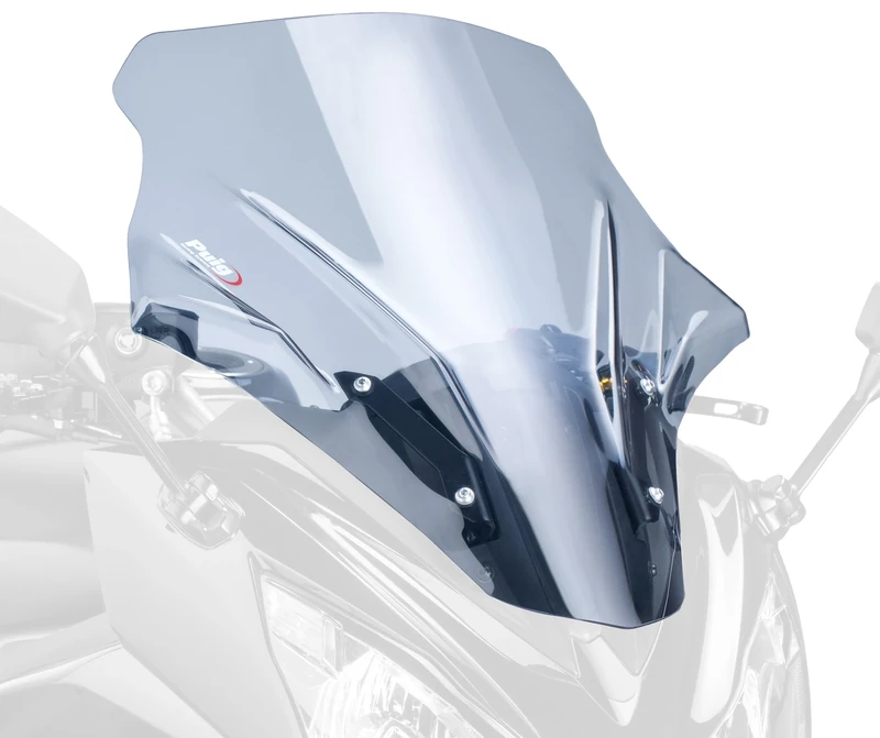 Puig 5998H Racing Screen for Kawasaki ER-6F 2012-2014, Smoke, Medium