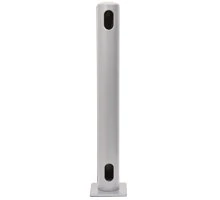 B-Tech Bt7305 Single Pole Flat Screen Desk Mount with Swivel - Chrome