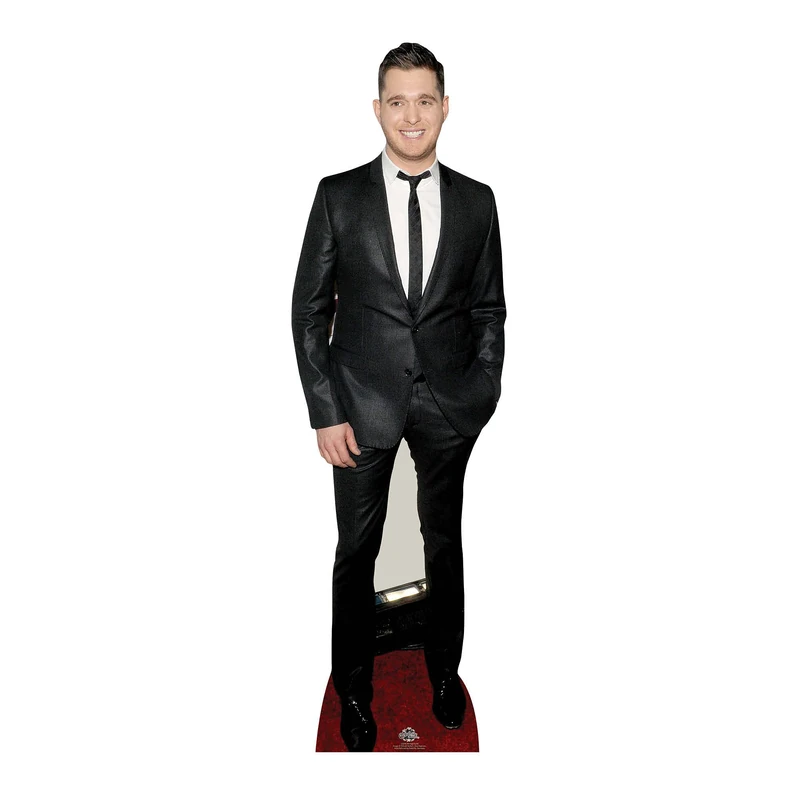 Star Cutouts CS546 Michael Bublé Lifesize Cardboard Cutout – Music Star Party Decoration, Event Display & Fan Gift