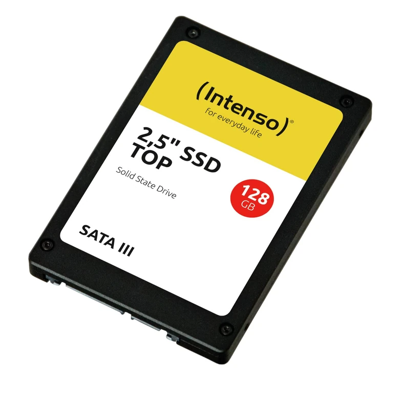 Intenso 128GB SSD Sata 3 470/540MB, Black - Image 1