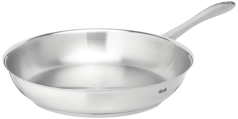 Fissler Catania/Stainless Steel Frying Pan (Diameter 28 cm), Uncoated Saute Pan, Ideal for Crisp Frying, All Types of Hobs - Including Induction