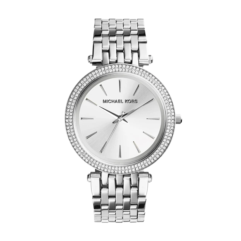 Michael Kors Darci Analogue Quartz Watch with Silver Tone Stainless Steel Strap for Women MK3190