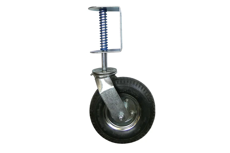 Shepherd Hardware 9798 8-Inch Pneumatic Gate Caster, 200-lb Load Capacity, Black, 8 inch